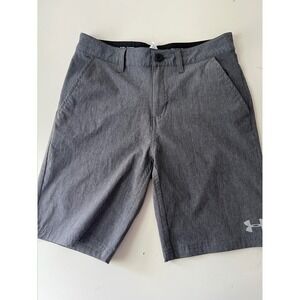 Comfy Boys under armour summer lightweight grey sport shorts size ten